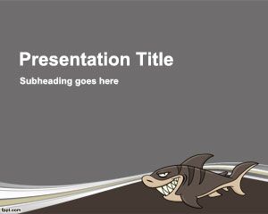 Plantilla PowerPoint de Tuburón