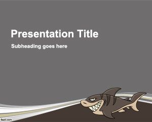 Plantilla PowerPoint de Tuburón PPT Template