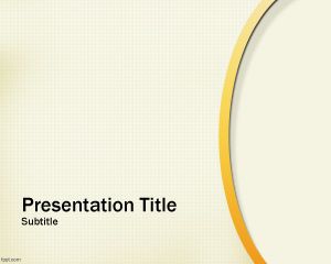 Abstract Gold PowerPoint Template PPT Template