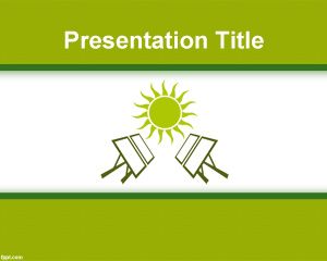 Solar Panel PowerPoint Template PPT Template