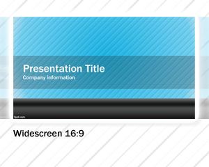 Blue Widescreen PowerPoint