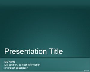 Support PowerPoint Template