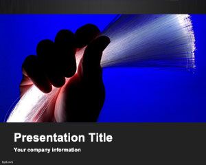 Optical Fiber PowerPoint Template PPT Template