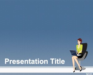 Women at Work PowerPoint Template PPT Template