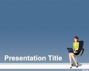 Women at Work PowerPoint Template