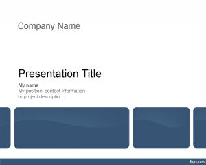 Blue Construction Project Management Template PPT Template