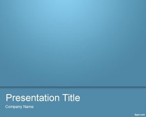 Blue PowerPoint Background PPT Template