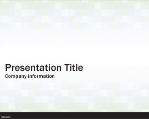 Simple Cubes PowerPoint Template PPT Template