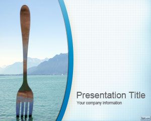 Fork PowerPoint Template PPT Template
