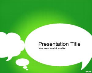 Conversation PowerPoint Template PPT Template