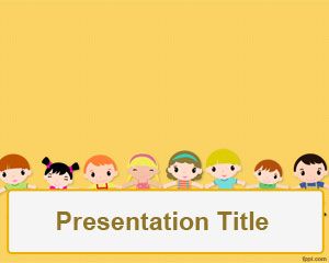 Children’s day PowerPoint Template PPT Template