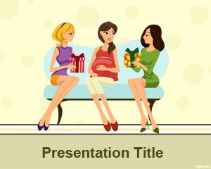 Baby Shower PowerPoint Template PPT Template