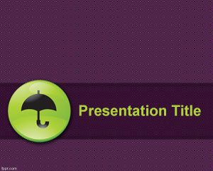 Umbrella PowerPoint Template