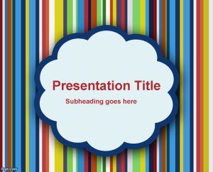 Types of Clouds PowerPoint Template PPT Template
