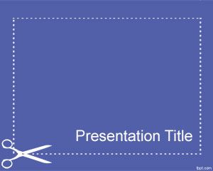 Slide Cutting PowerPoint Template PPT Template