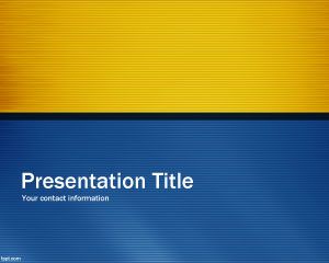 Blue Time PowerPoint Template PPT Template