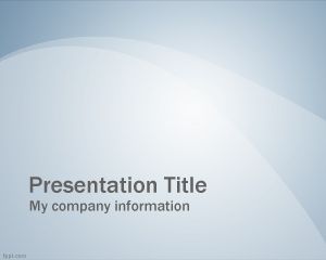 Blue Professional Slide PowerPoint PPT Template
