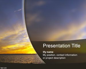 Sunset PowerPoint Template PPT Template