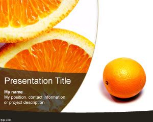 Orange PowerPoint Template PPT Template