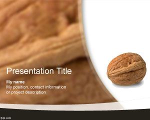 Walnut PowerPoint Template PPT Template