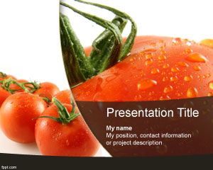 Plantilla PowerPoint de Tomates PPT Template