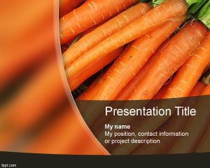 Plantilla PowerPoint de Zanahorias PPT Template