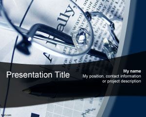 Economics News PowerPoint Template PPT Template