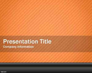 Orange Power PowerPoint Template PPT Template