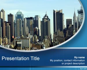City PowerPoint Template PPT Template