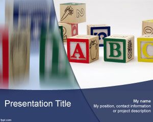ABC PowerPoint Template PPT Template