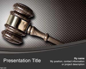 Judge PowerPoint Template