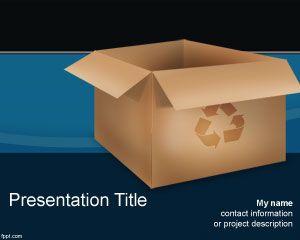 Recycle Box PowerPoint Template PPT Template