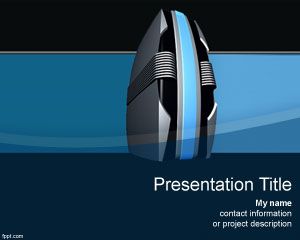 Web hosting PowerPoint Template PPT Template