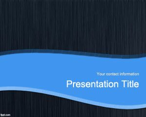 Blue Litespeed PowerPoint Template PPT Template