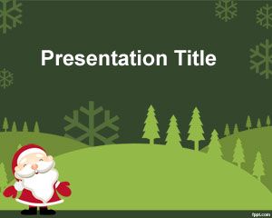 Green Christmas PowerPoint Template