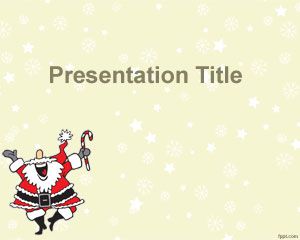 Happy Santa Claus PowerPoint Template PPT Template