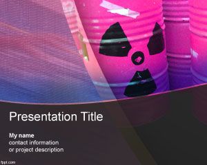 Toxic bin PowerPoint Template