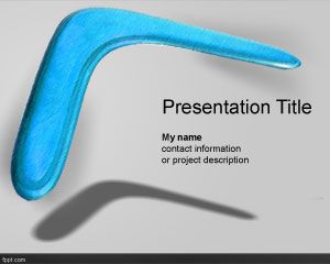 Boomerang PowerPoint Template PPT Template