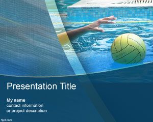 Water Polo PowerPoint Template PPT Template