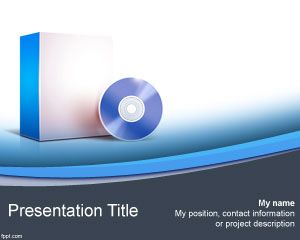 Computer Software PowerPoint Template PPT Template