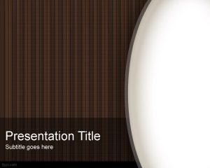 Dark Wood PowerPoint Template PPT Template