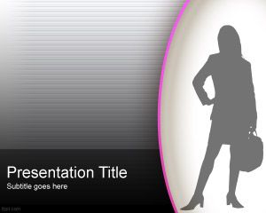 Woman Style PowerPoint Template PPT Template