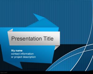 Origami PowerPoint Template PPT Template