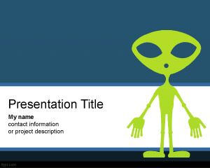UFO PowerPoint Template PPT Template