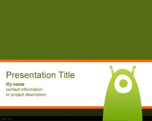Extraterrestrial PowerPoint Template PPT Template