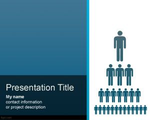 Organization Structure PowerPoint Template PPT Template