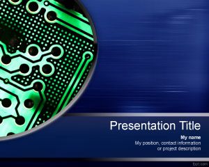 Microchip PowerPoint Template PPT Template