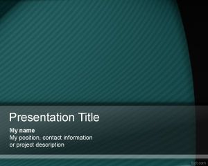 Green PowerPoint Model PPT Template