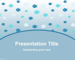 Plenty of Fish PowerPoint Template PPT Template