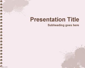 Exercise Book PowerPoint Template